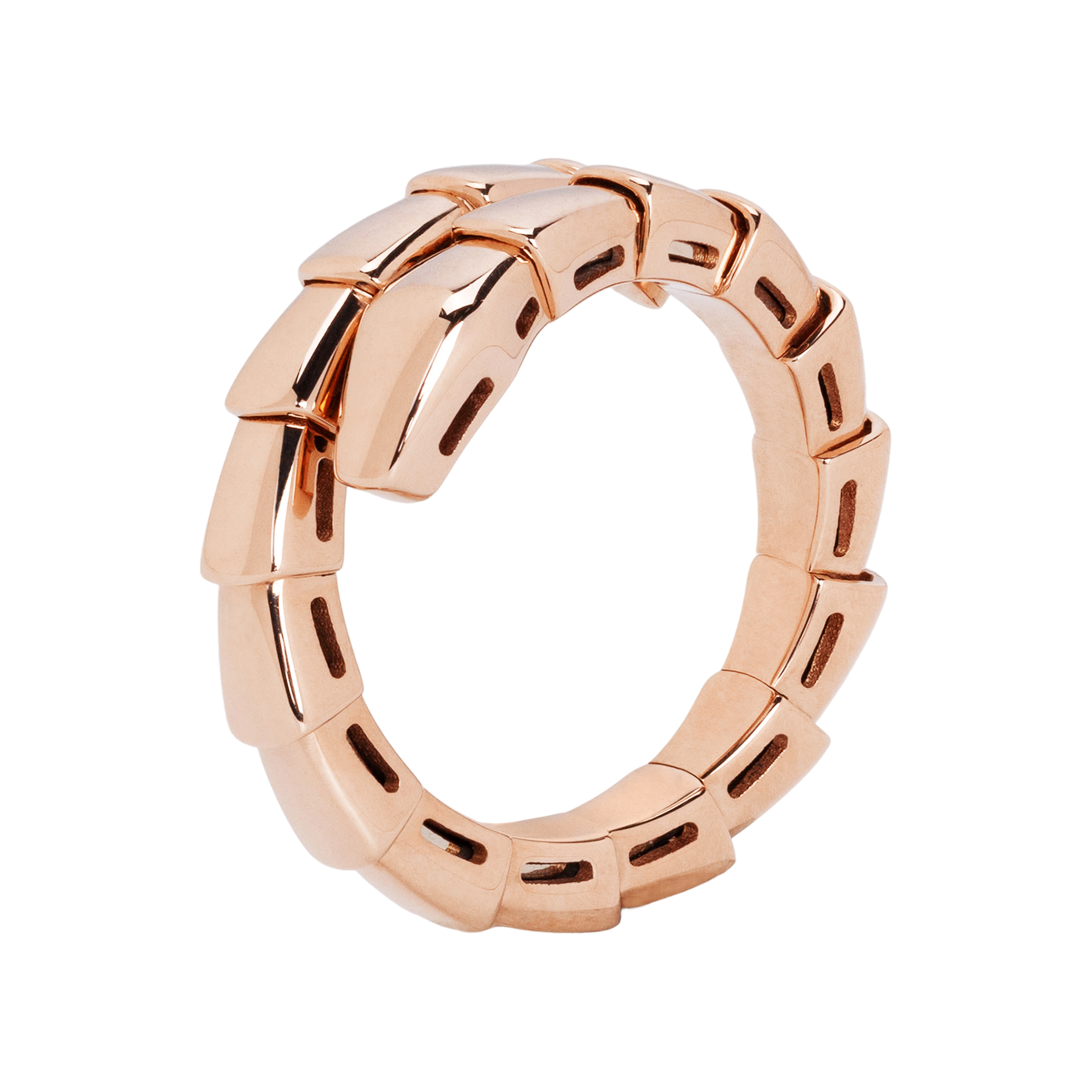 BVLGARI SERPENTI VIPER Rings Unisex Rose Gold