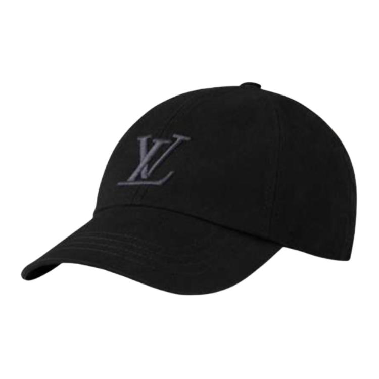 Мужская кепка Louis Vuitton Only LV (черная)