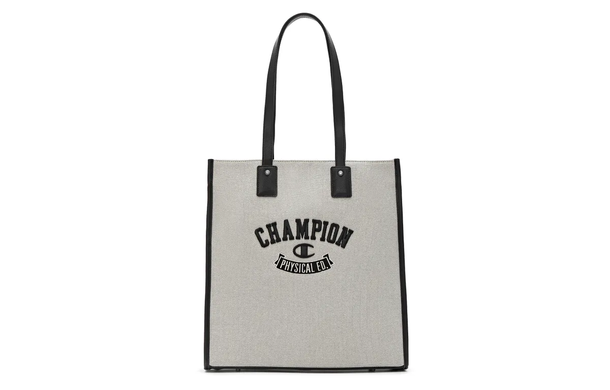Champion Artificial Leather Fabric Shoulder Bag Large Unisex Dark Blue/Black