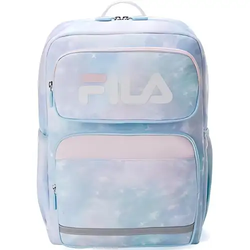 FILA Nylon Backpack Medium Unisex Blue & Multicolor