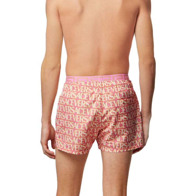 VERSACE Allover Logo Swim Shorts