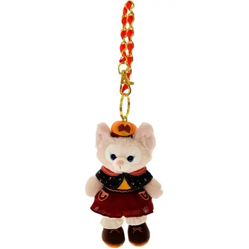 Disney Disney Daffy and Friends Halloween Series Lina Belle 24 Years Cute Doll Plush Pendant 15cm High Hong Kong Disney
