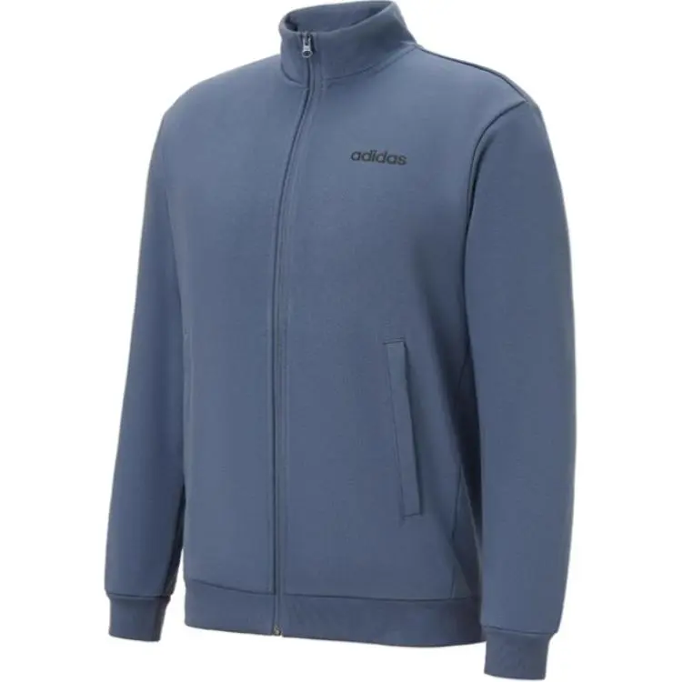 Adidas Jackets Men's Blue Stand Collar Moderate Other