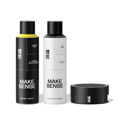 Wooden perfumed hair spray, refreshing matte wax, long-term effect, adds volume, 80g, 250 ml