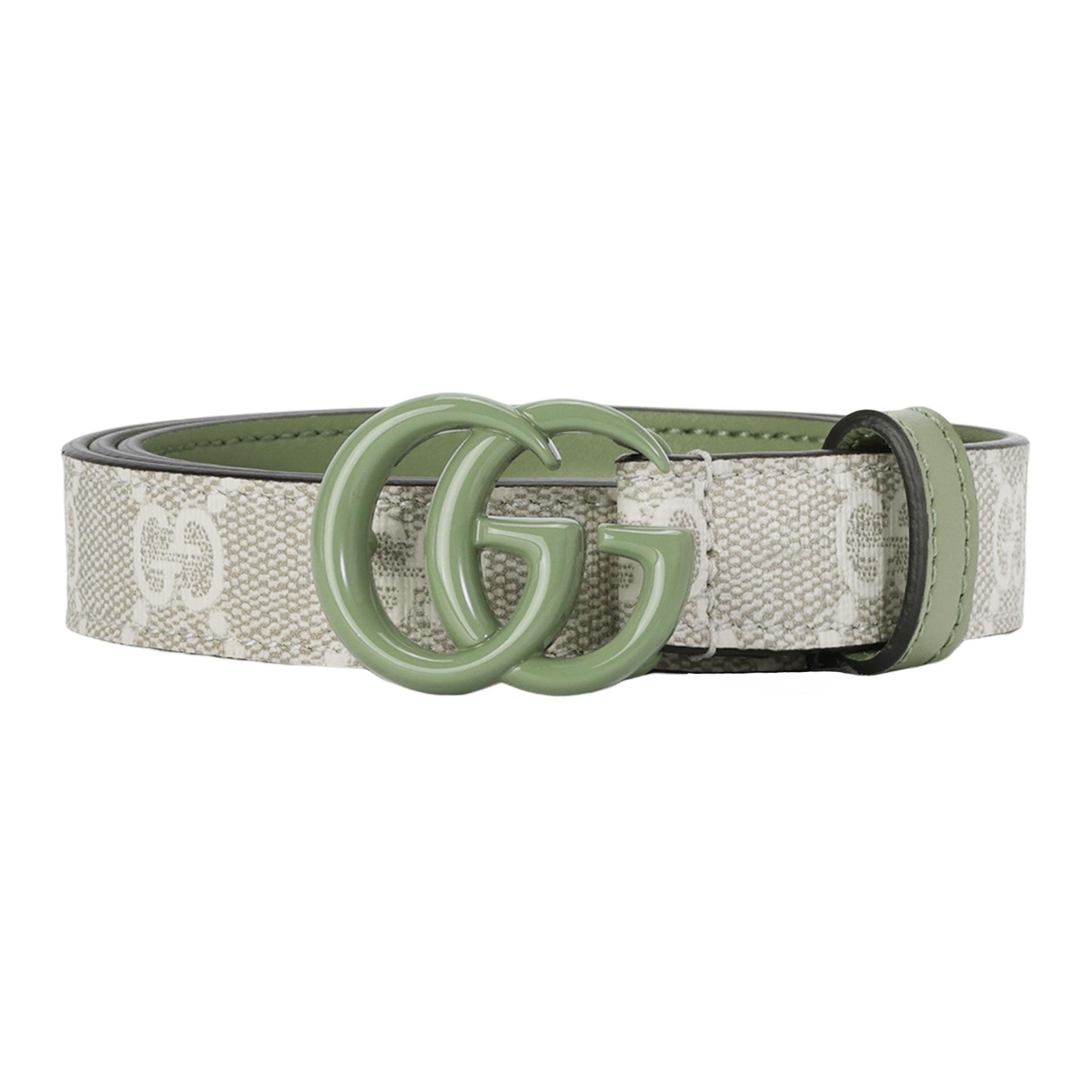 Женский ремень Gucci GG Marmont (бежевый)