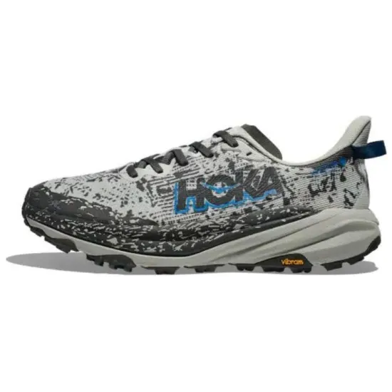 HOKA ONE ONE SPEEDGOAT 6 Running Shoes Men Low-Top Gray Black