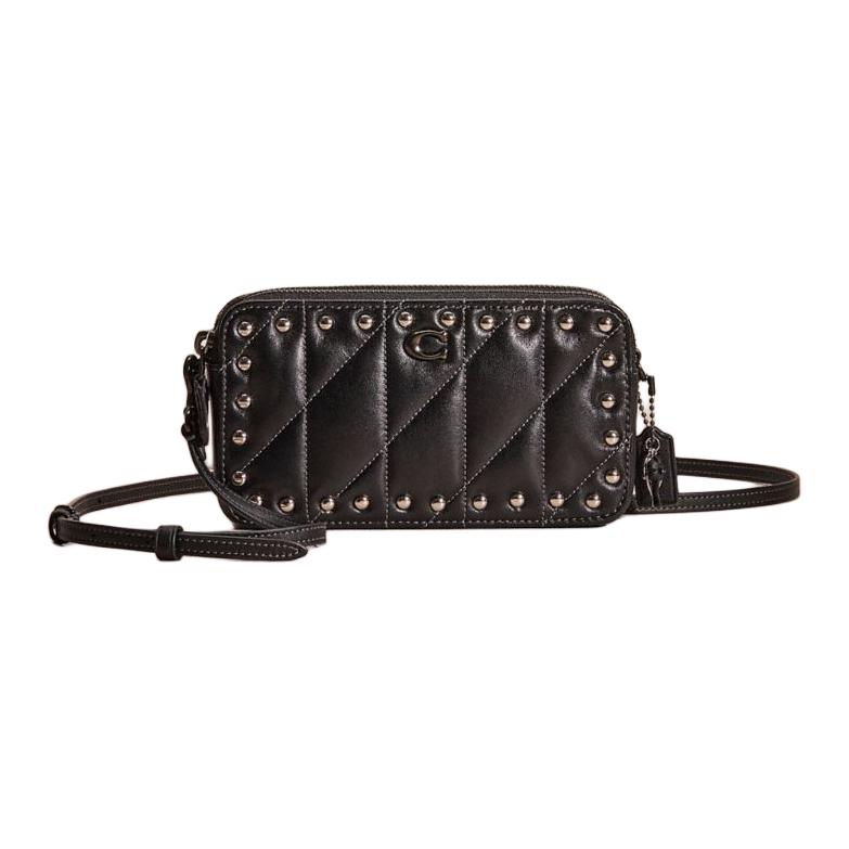 COACH Design adjustable straps, small black one-shoulder bag