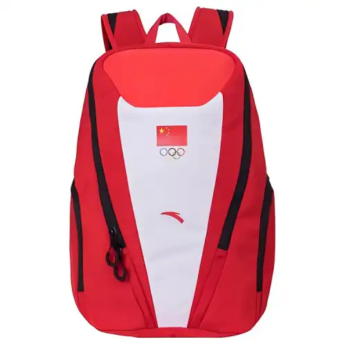 Anta Polyester Backpack Regular Unisex Classic Red