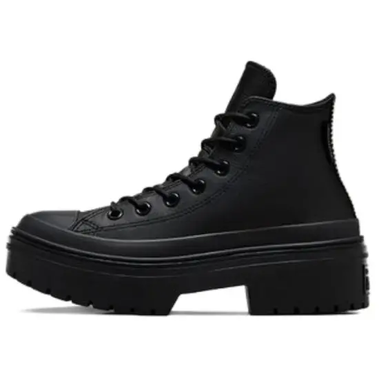 Chuck Taylor All Star Women's Converse Lugged Heel Platform Waterproof High 'Triple Black' Women's