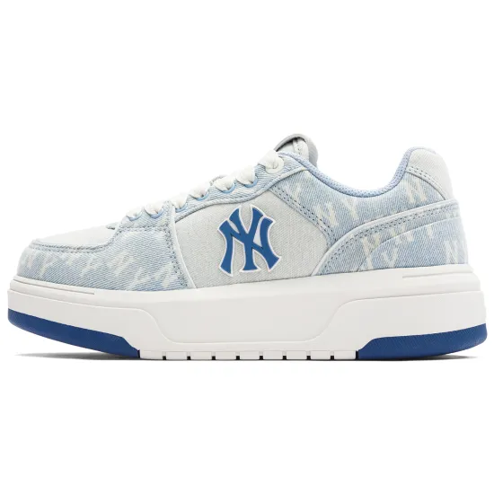 MLB Chunky Liner Skateboard Shoes Unisex Low-Top Sky Blue