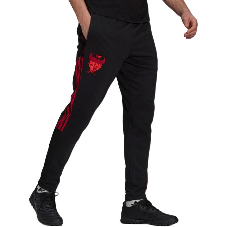 Мужские штаны adidas Бьерн Мюнхен (черные) — фото 2