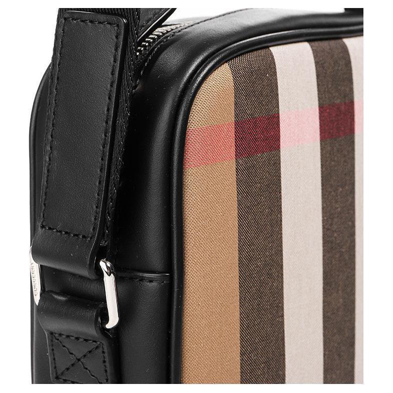 Мужская сумка Burberry (коричневая) — фото 7