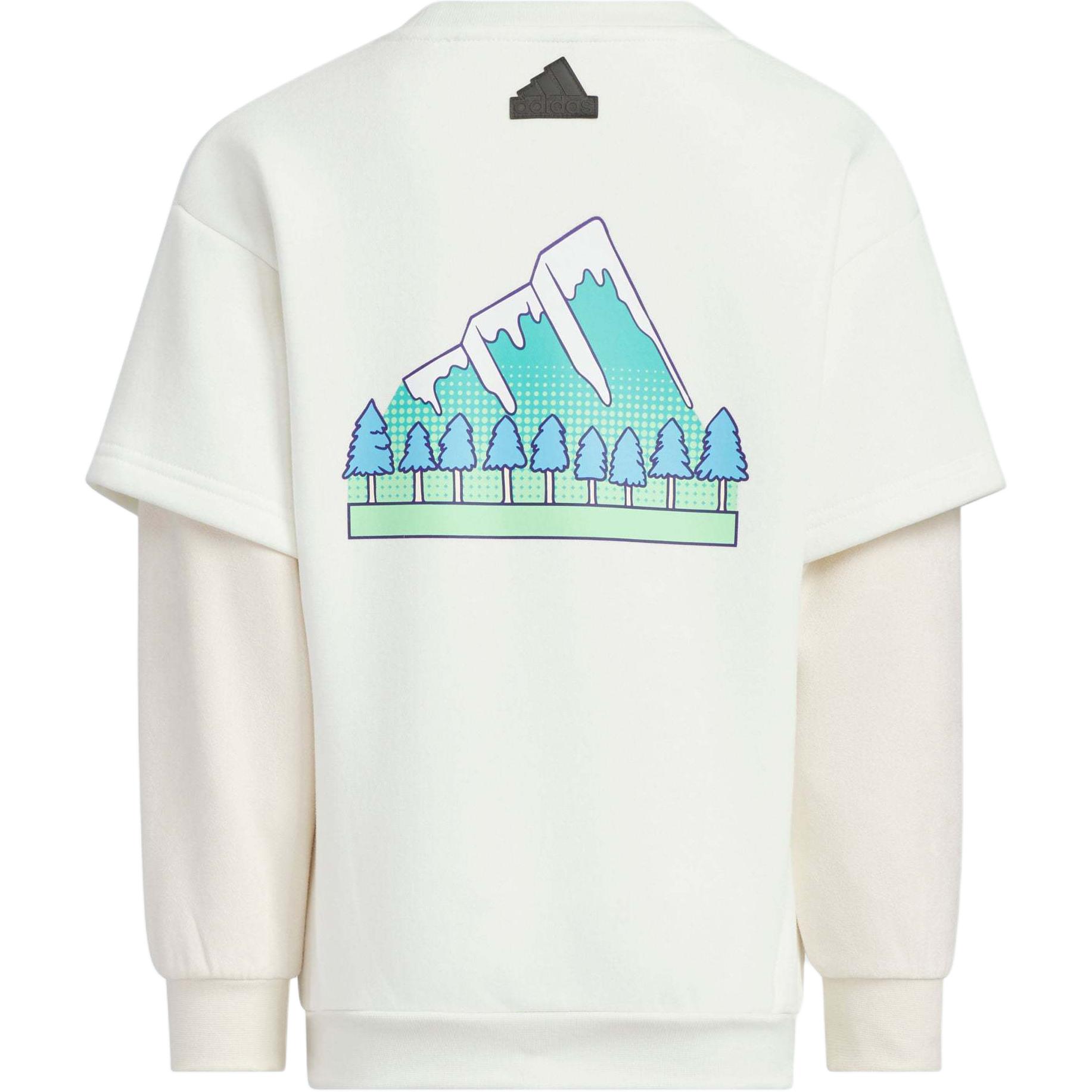 Женская кофта adidas (белая) — фото 2