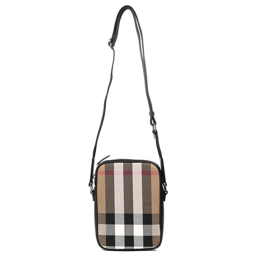Мужская сумка Burberry (коричневая) — фото 2