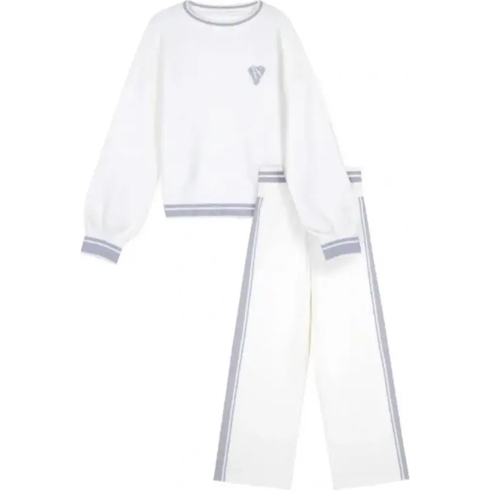 Victoria's Secret Pajama Set Vintage Fashion, Delicate And Gentle Women's White