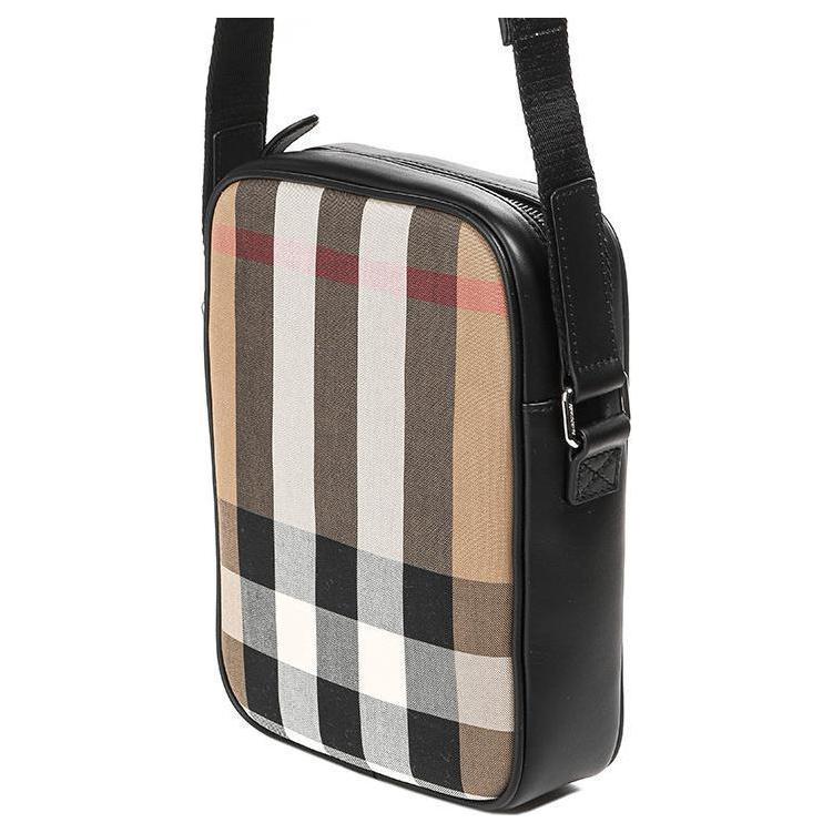 Мужская сумка Burberry (коричневая) — фото 3
