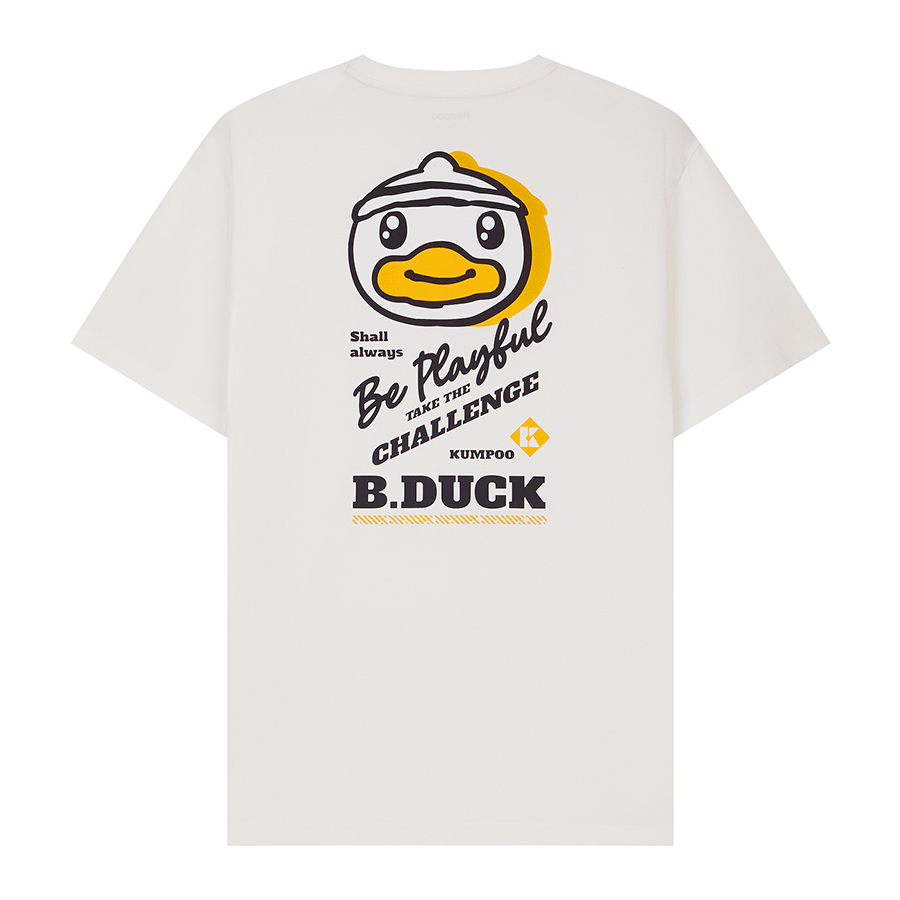 KUMPOO x B.Duck Badminton Jersey Unisex White