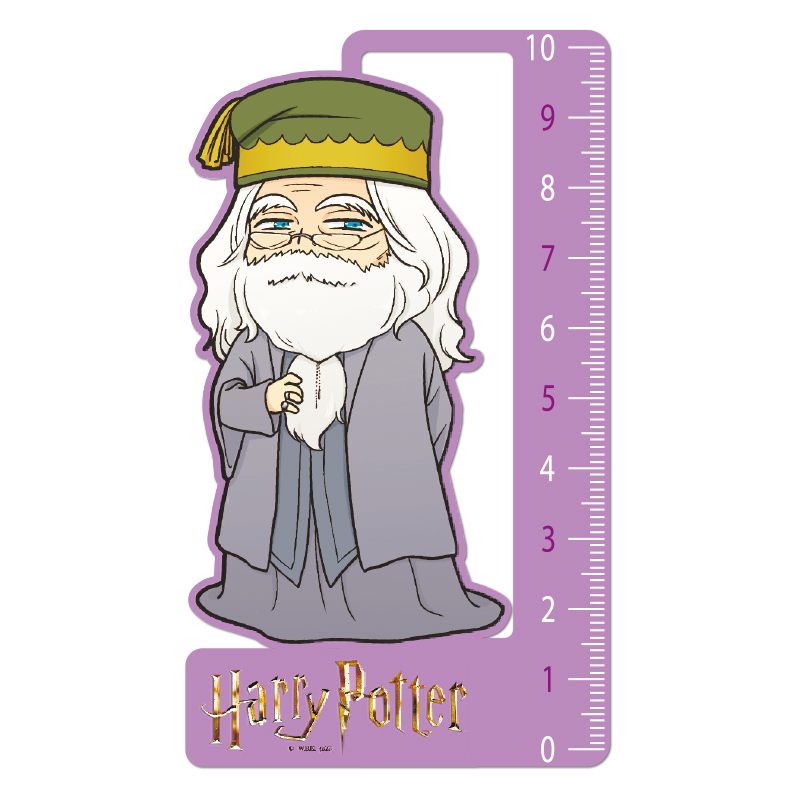 HARRY POTTER Harry Potter Dumbledore Ron Hermione Malfosnape Metal Ruler Metric Creative Cartoon Ruler Stationery Various Rulers/Triangle Boards