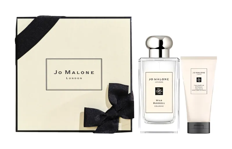 Perfume, hand cream, perfumed gift box, set, floral eau de cologne, white musk, 100 ml, 50 ml