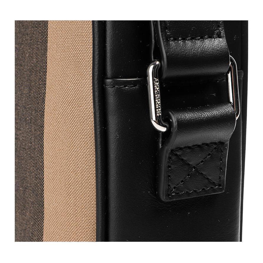 Мужская сумка Burberry (коричневая) — фото 8
