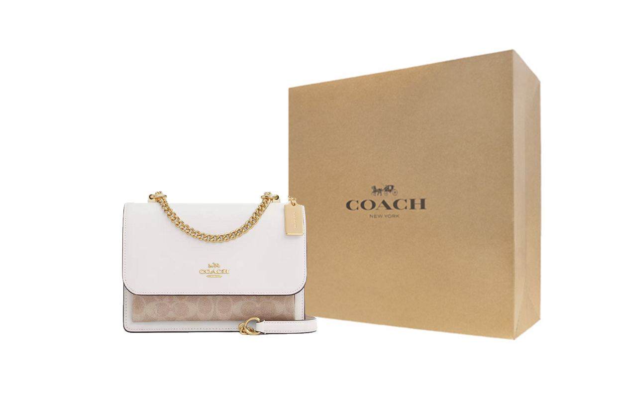 Женская сумка COACH Klare 22 (мелованно-белая)