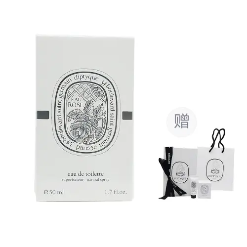 Diptyque, perfume contains rose, gift box, 50 ml
