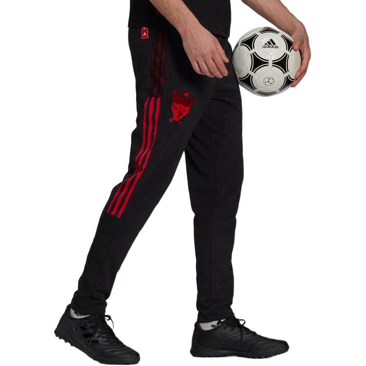 Мужские штаны adidas Бьерн Мюнхен (черные) — фото 4