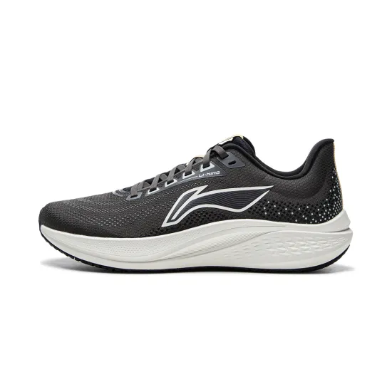 LINING Red Hare 7 Running Shoes Men Low-Top Obsidian Gray