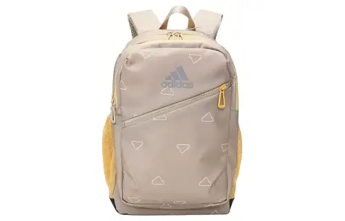 Adidas Fabric Backpack Medium Men's Brown & Yellow
