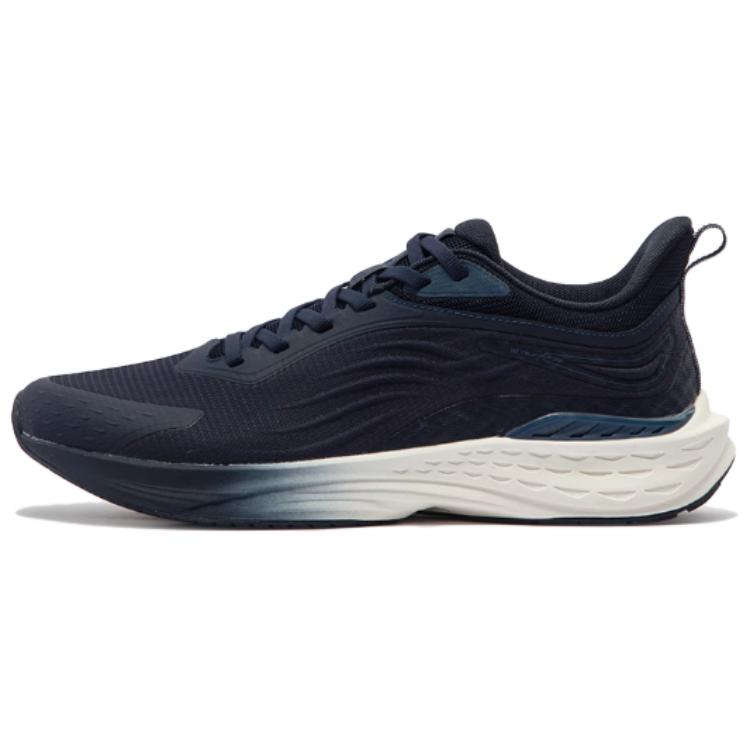 361° FlyFish Mesh Cushioning, Wear Resistant Low top Running Shoes Men’s Black Blue