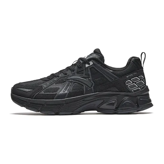 ANTA Casual Shoes Men Low-Top Black/Carbon Gray/Silver