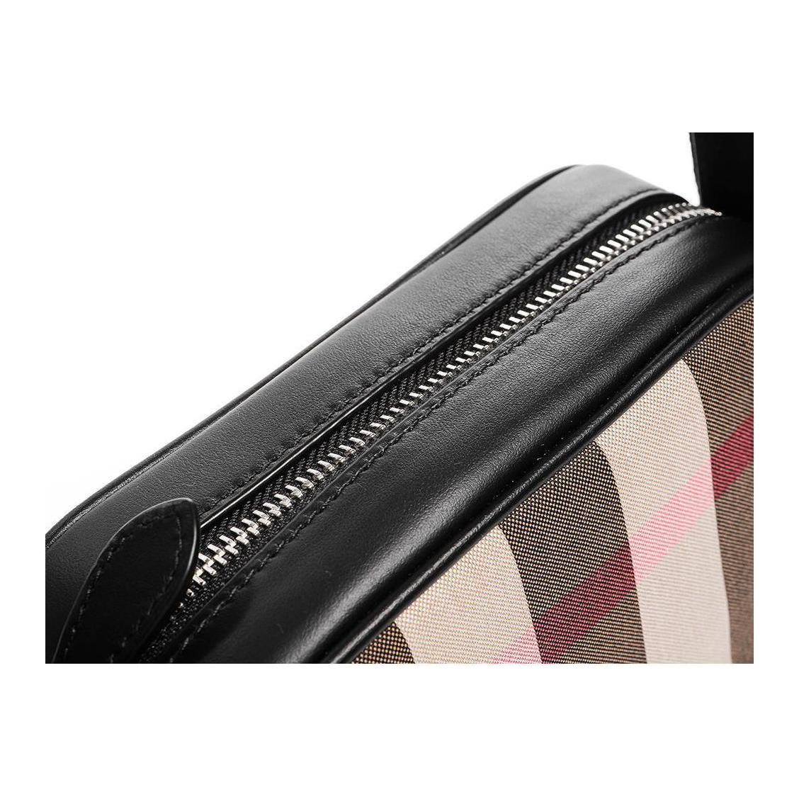 Мужская сумка Burberry (коричневая) — фото 9