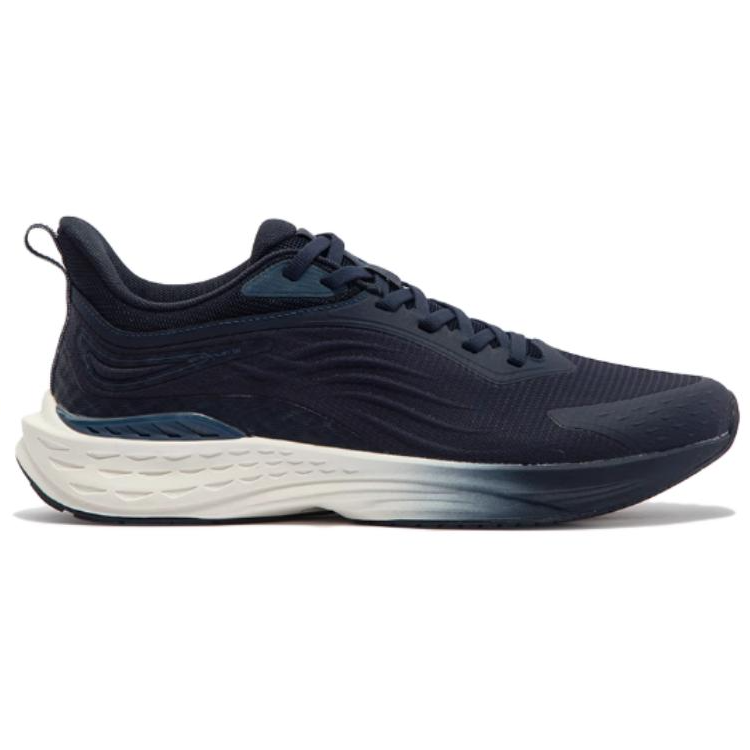 361° FlyFish Mesh Cushioning, Wear Resistant Low top Running Shoes Men’s Black Blue
