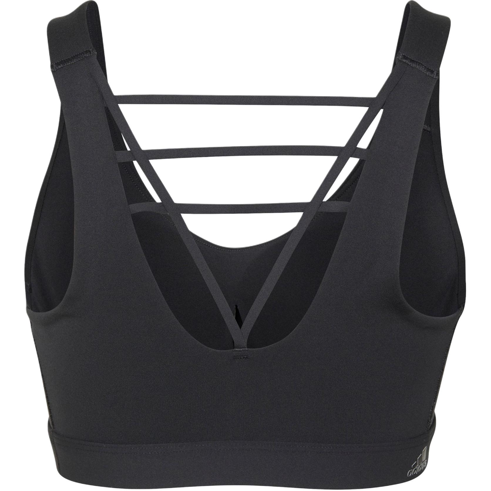 Adidas COREFLOW LUXE BRA Sports Underwear Women’s Carbon Black