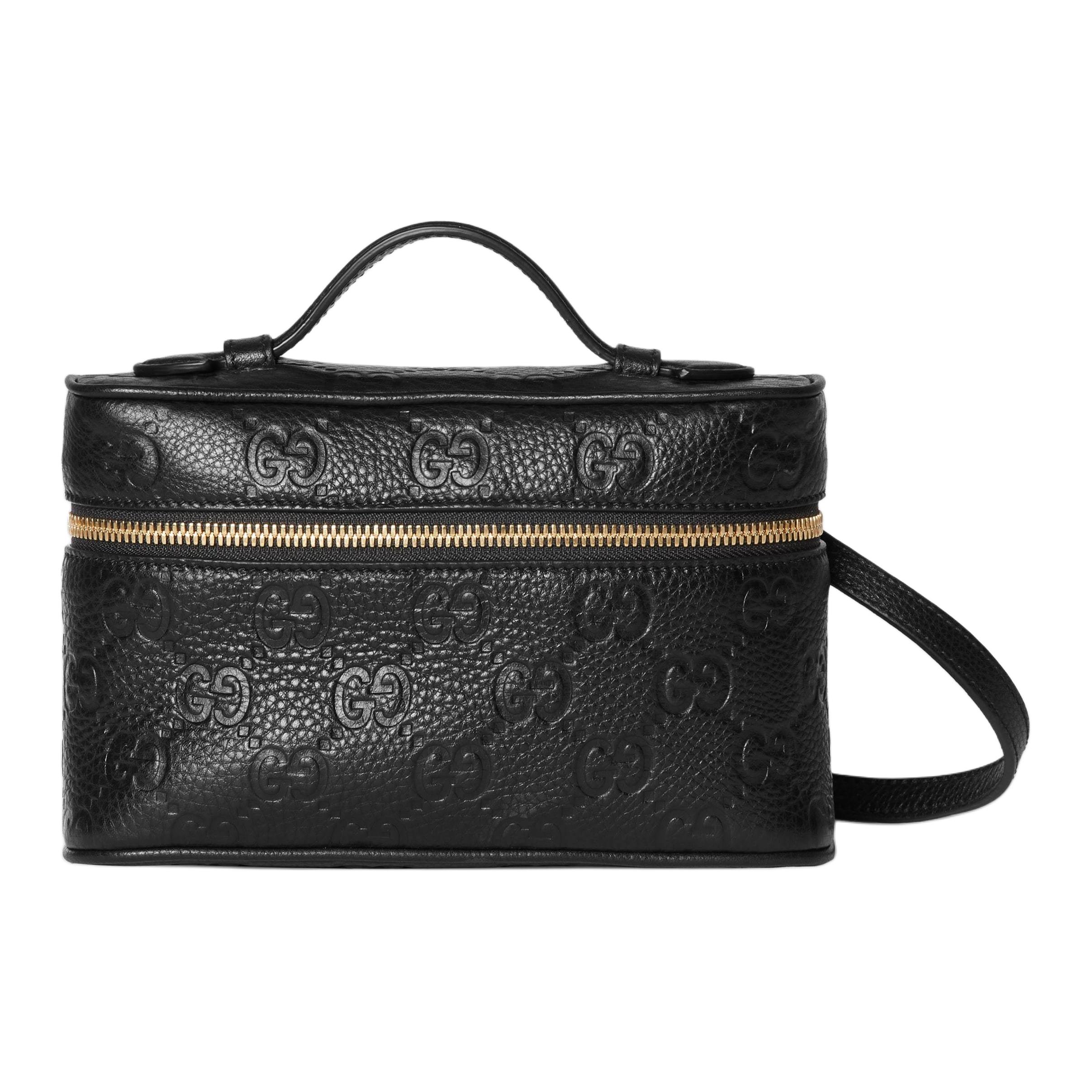 Женская сумка Gucci GG Emblem (черная)