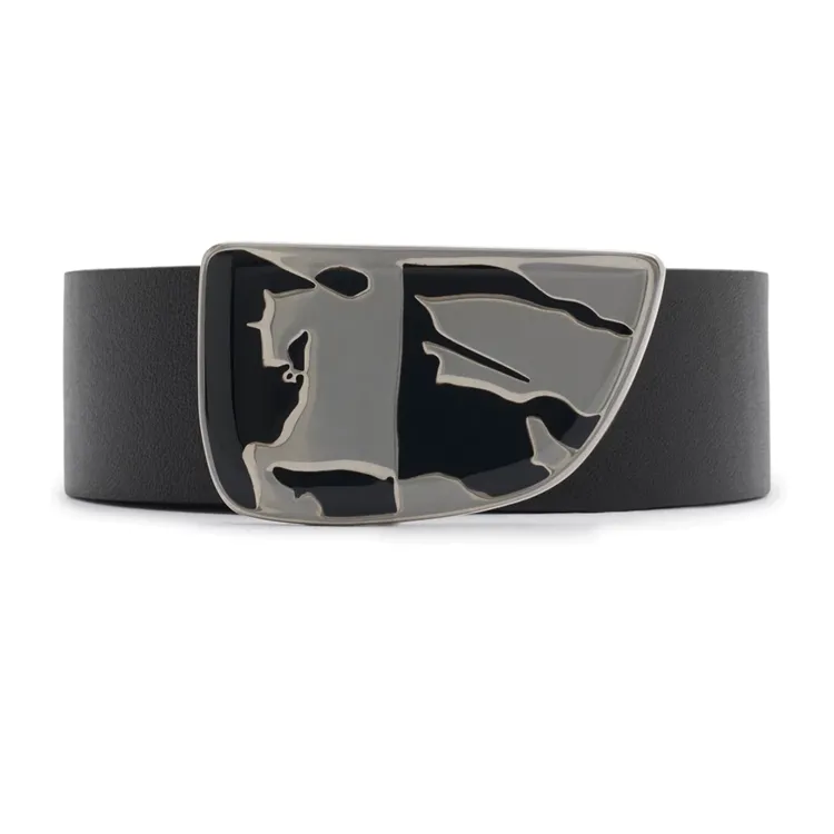 Burberry reversible leather Shield Ekd belt