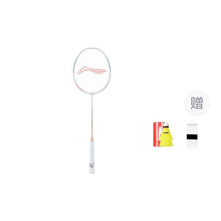 Li Ning Thunder 08 Badminton Rackets Control Type All around Defense Pink/Blue