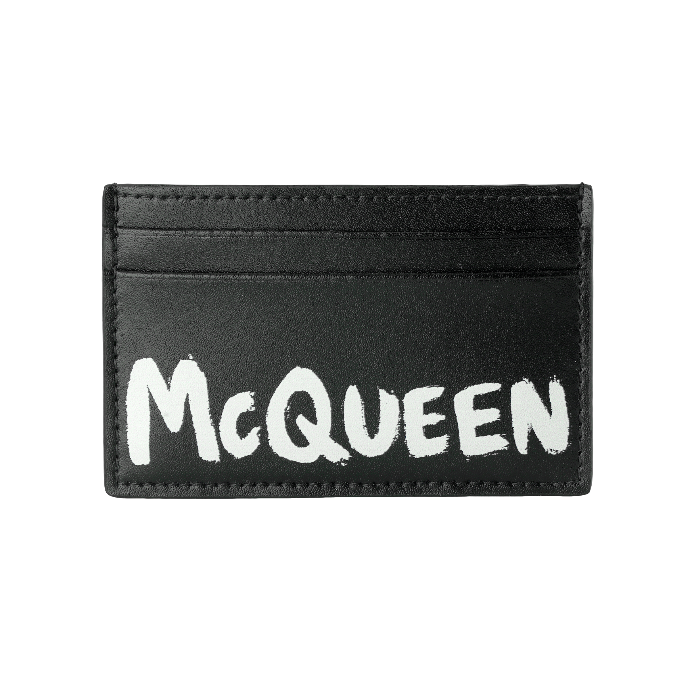 Мужская сумка-картхолдер Alexander McQueen Logo (черная) — фото 2