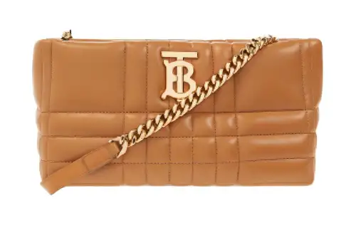Burberry Lambskin Crossbody Bag, Shoulder Bag Women's Brown