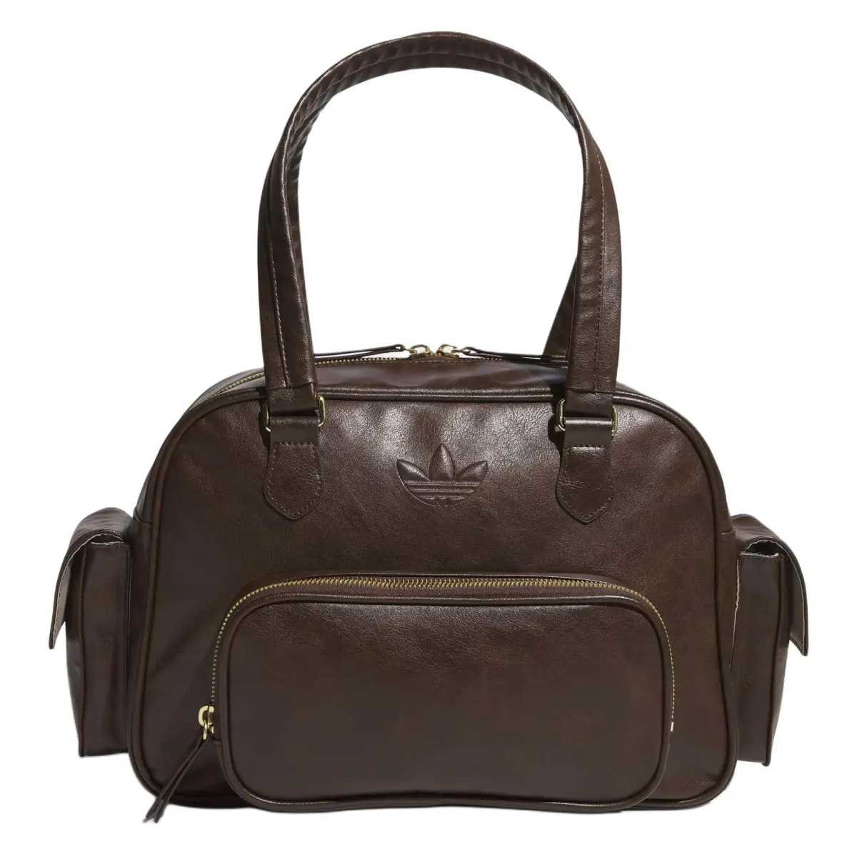 Adidas Originals Trefoil Pu Shoulder Bag Regular Unisex Brown