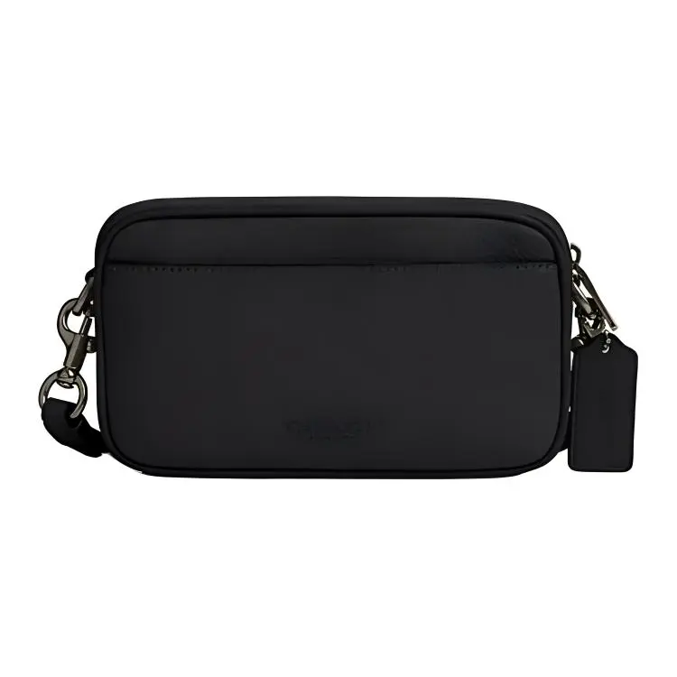 COACH Jayden Cow Leather Shoulder Bag, Crossbody Bag Small Women's Black