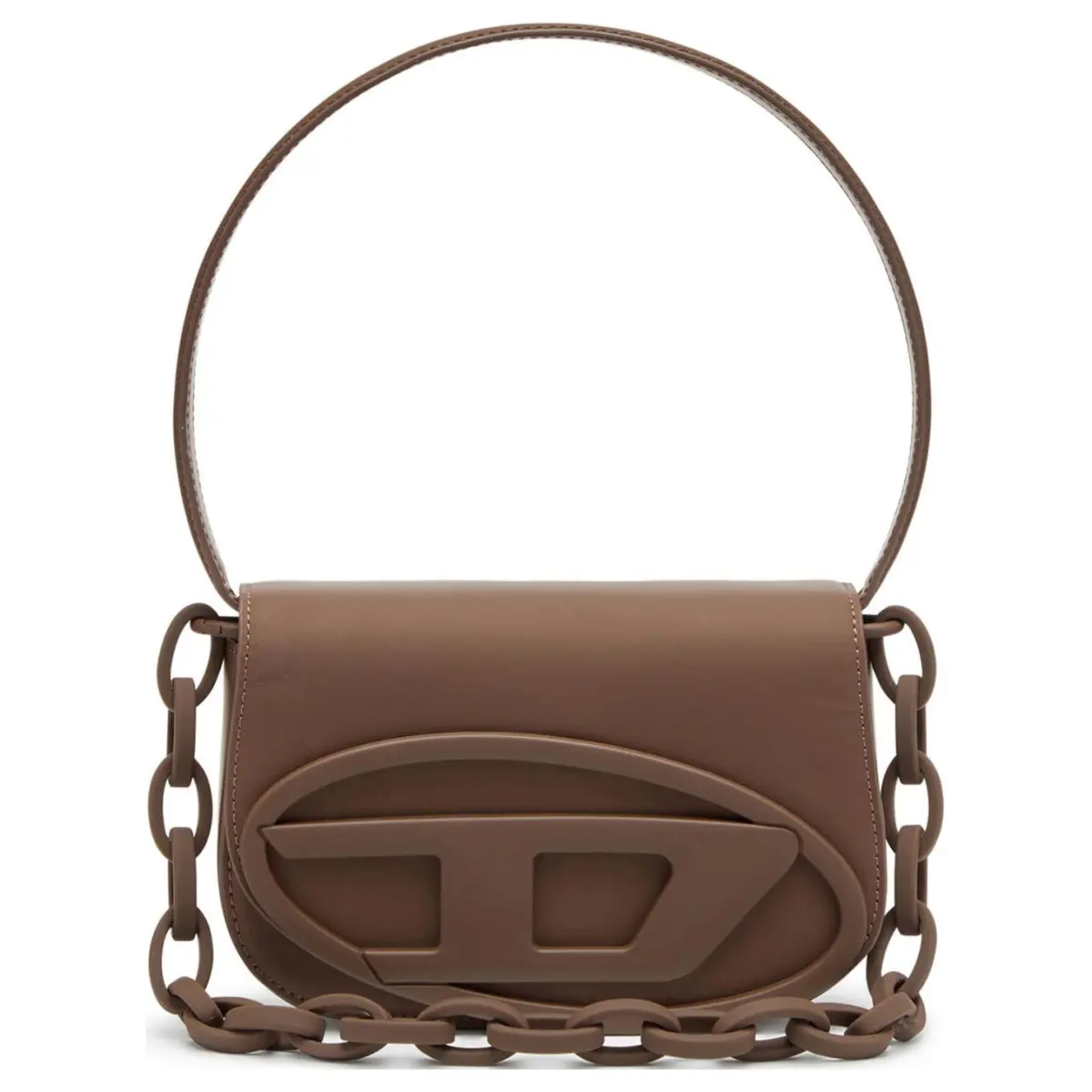 DIESEL 1DR-Iconic Chain-Detailed Shoulder Bag