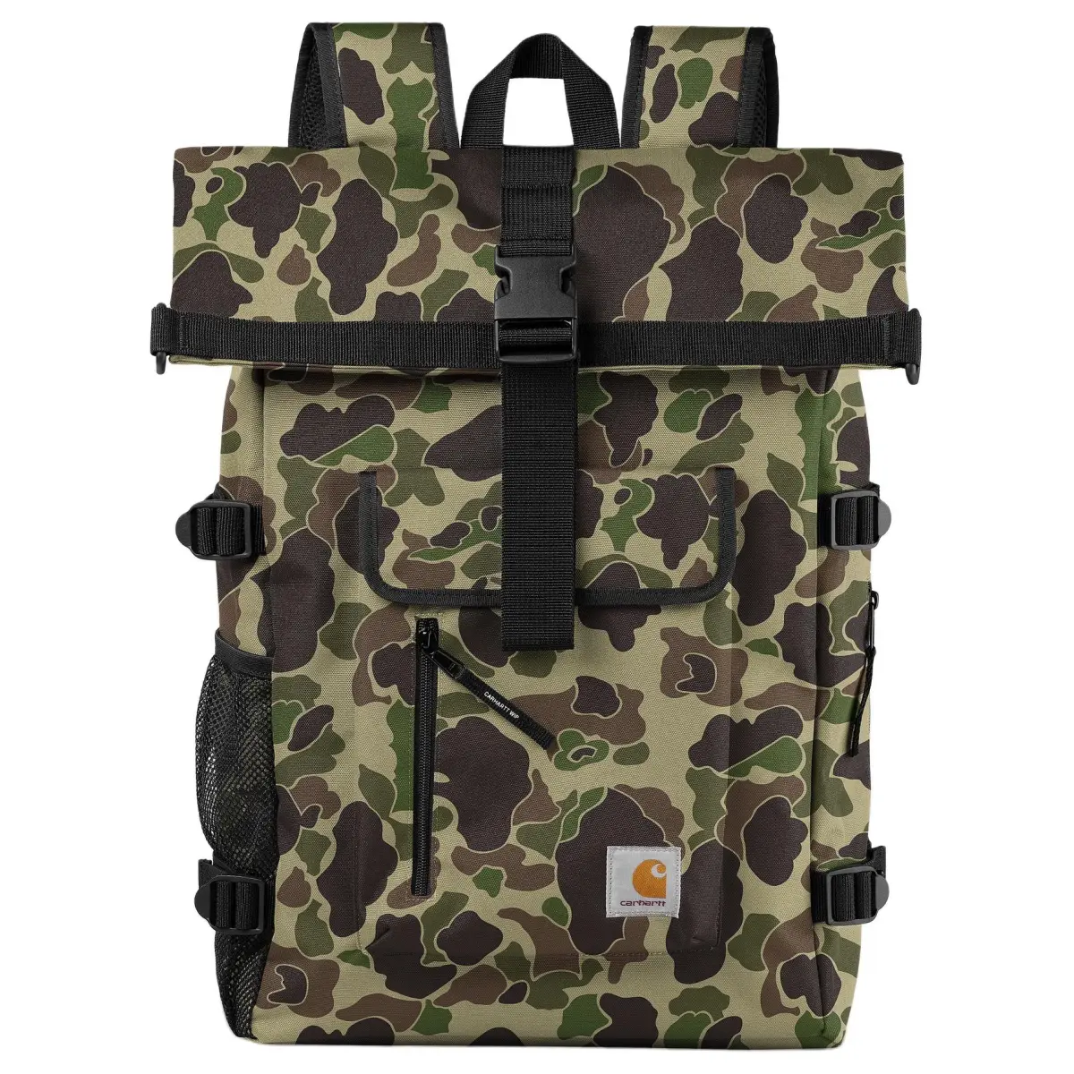 Carhartt WIP Polyester Backpacks Unisex Camouflage Duck Green