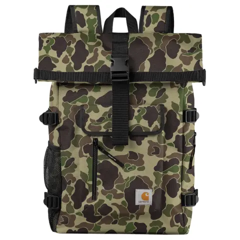 Carhartt WIP Polyester Backpacks Unisex Camouflage Duck Green