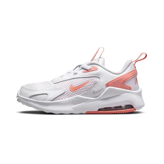 Nike Air Max Bolt Slip-Resistant Cushioning Wear-Resistant Running Shoes Pink White Children Aged 3-7 Years Old