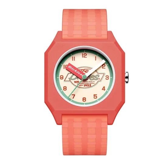 Dickies DOPAMINE Wrist Watches Quartz Movement Silicone Strap 31 White Dial Women's Watch