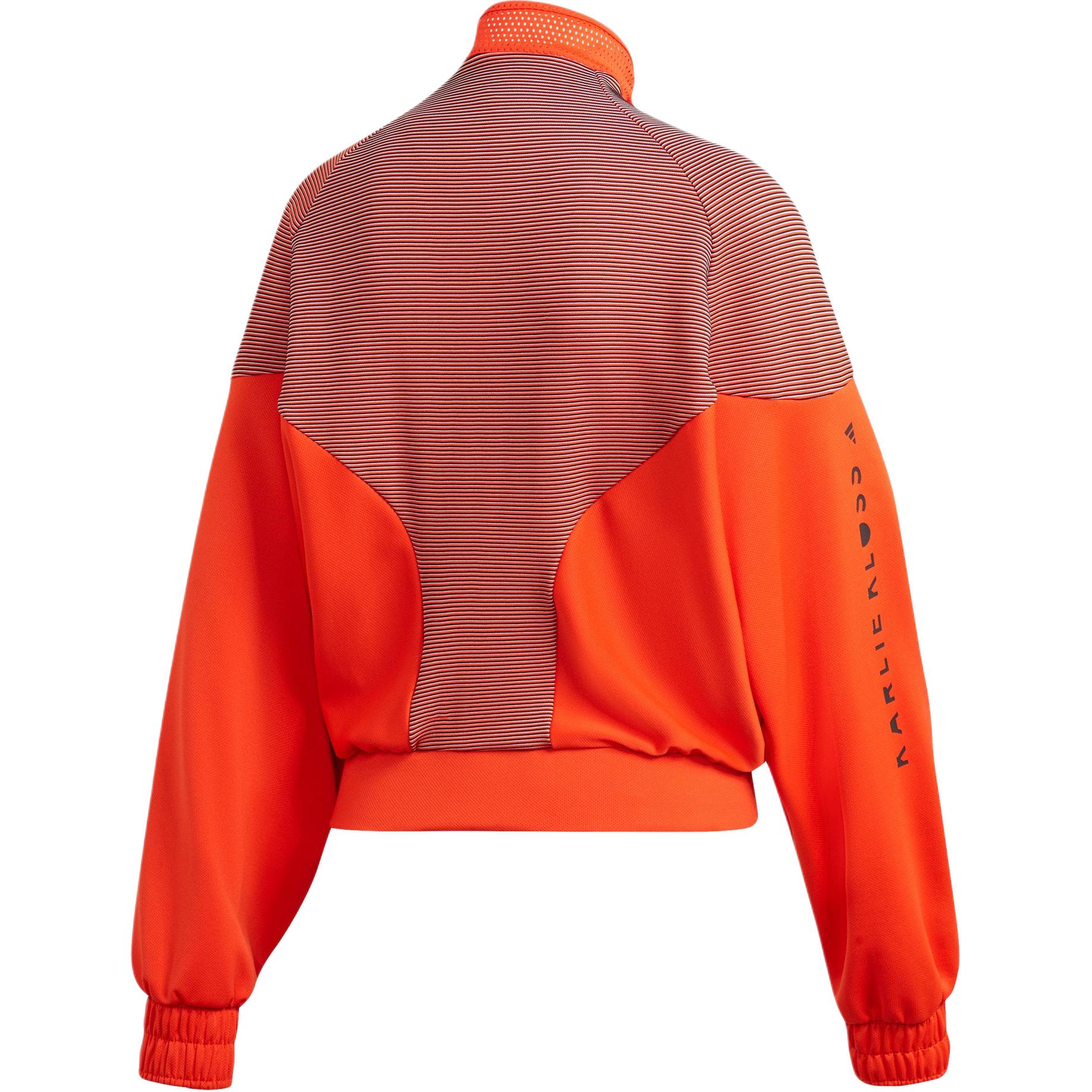 Женские куртка adidas Cover up (оранжево-черный) — фото 2