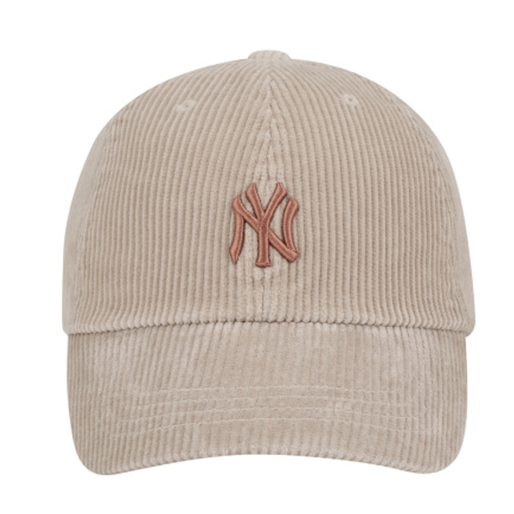 Кепка MLB Corduroy Cap (бежевая)