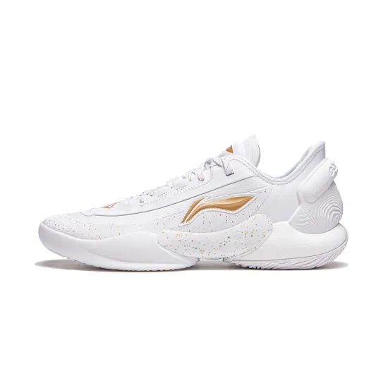 LINING Yushuai 18 V2 Basketball Shoes Men Low-Top White