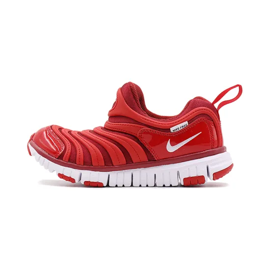 Nike Dynamo Free Low Top Sports Casual Shoes White Red Children Aged 3 7 Years Old